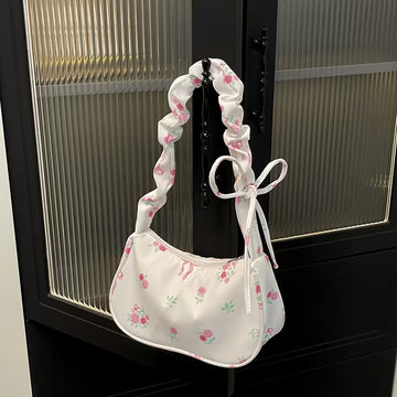 🌸 Women’s Floral Print Nylon Mini Shoulder Bag 👜