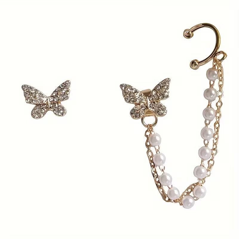 Temperament Butterfly Drop Earrings – Long Tassel Fashion Jewelry